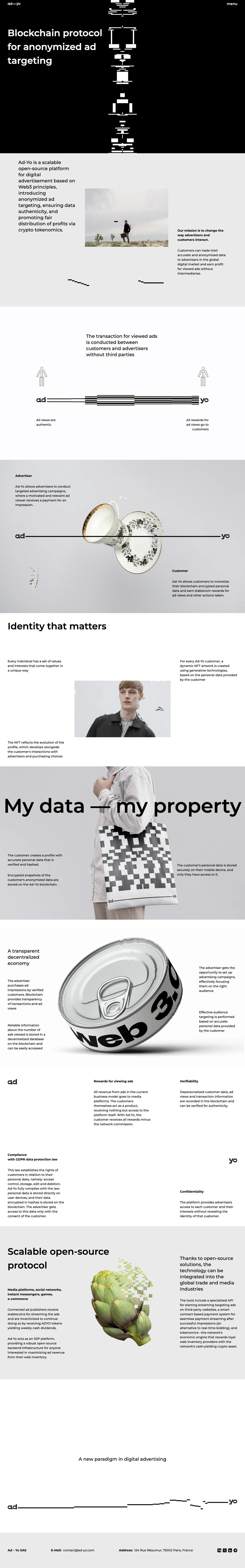 Ad-Yo — Web3 advertising